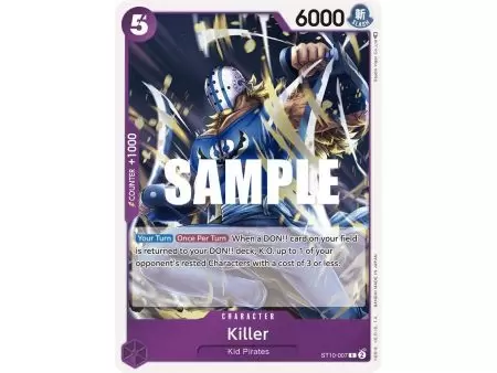 Killer (Common) – ONE PIECE DECKS | Carta ONE PIECE en México