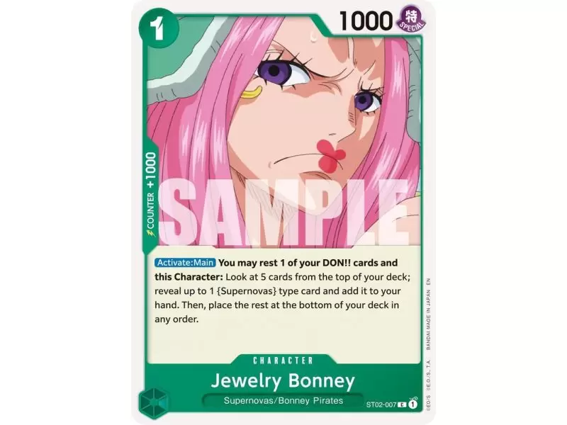 Jewelry Bonney (Common) – ONE PIECE DECKS | Carta ONE PIECE en México
