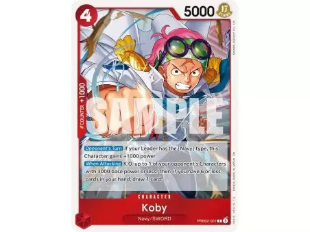 Koby (Rare) – PRB-02 Premium Booster Vol 2 | Carta ONE PIECE en México