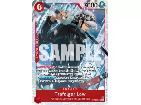 Trafalgar Law (Super Rare) – PRB-02 Premium Booster Vol 2 | Carta ONE PIECE en México