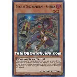 Secret Six Samurai - Genba (Super Rare) – Spirit Warriors | Carta YUGIOH en México