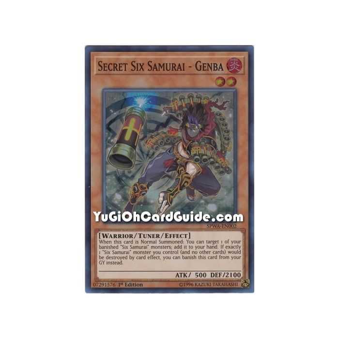 Secret Six Samurai - Genba (Super Rare) – Spirit Warriors | Carta YUGIOH en México