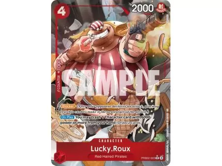 Lucky.Roux (Alternate Art) – PRB-02 Premium Booster Vol 2 | Carta ONE PIECE en México