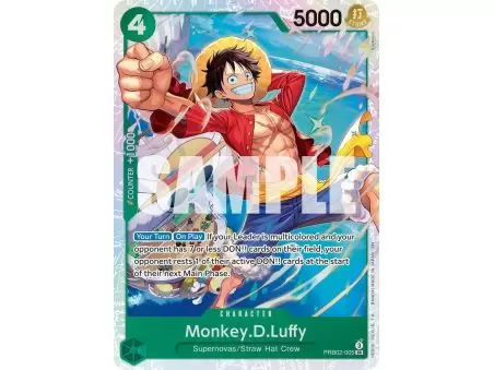 Monkey.D.Luffy (Super Rare) – PRB-02 Premium Booster Vol 2 | Carta ONE PIECE en México