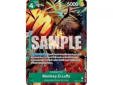 Monkey.D.Luffy (Alternate Art) – PRB-02 Premium Booster Vol 2 | Carta ONE PIECE en México