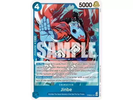 Jinbe (Rare) – PRB-02 Premium Booster Vol 2 | Carta ONE PIECE en México