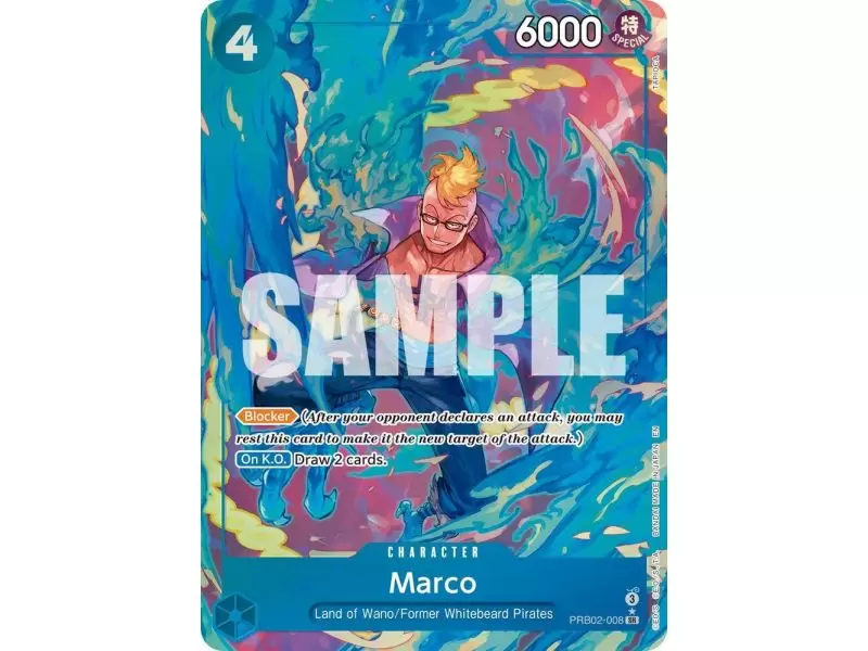 Marco (Alternate Art) – PRB-02 Premium Booster Vol 2 | Carta ONE PIECE en México