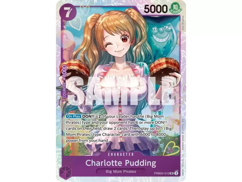 Charlotte Pudding (Super Rare) – PRB-02 Premium Booster Vol 2 | Carta ONE PIECE en México