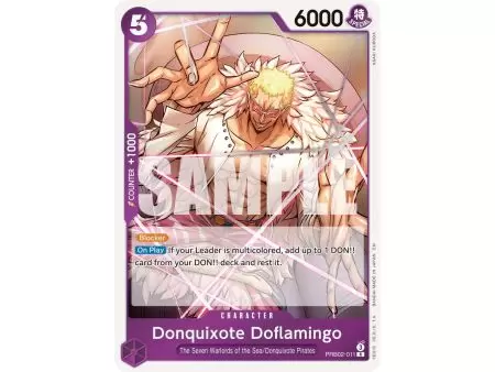 Donquixote Doflamingo (Rare) – PRB-02 Premium Booster Vol 2 | Carta ONE PIECE en México