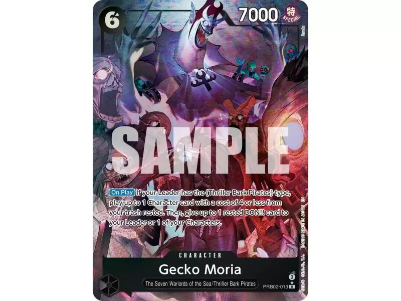 Gecko Moria (Alternate Art) – PRB-02 Premium Booster Vol 2 | Carta ONE PIECE en México