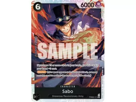 Sabo (Super Rare) – PRB-02 Premium Booster Vol 2 | Carta ONE PIECE en México
