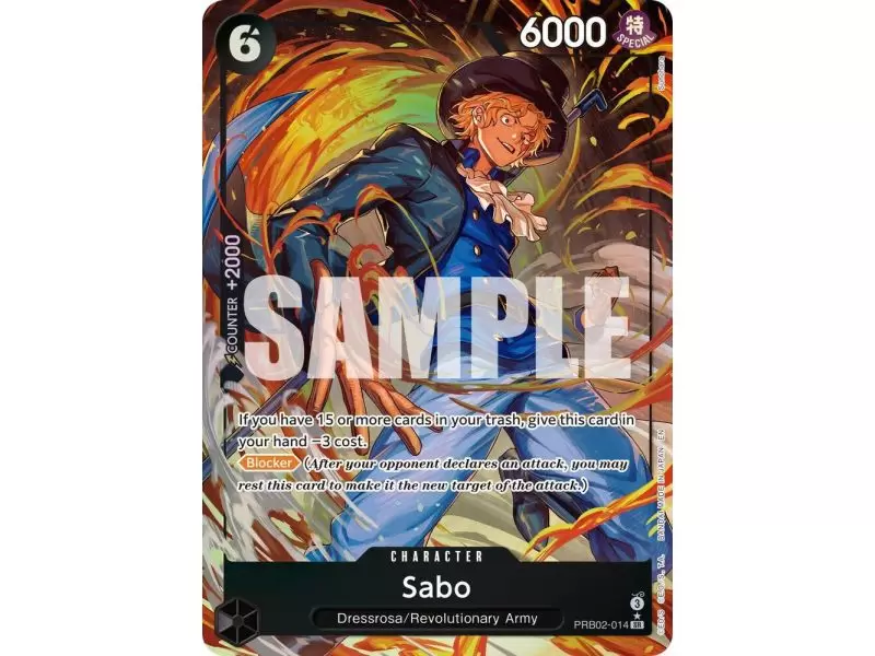 Sabo (Alternate Art) – PRB-02 Premium Booster Vol 2 | Carta ONE PIECE en México