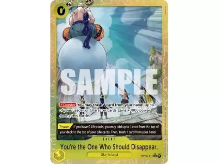 You're the One Who Should Disappear (Alternate Art) (PRB-02) – PRB-02 Premium Booster Vol 2 | Carta ONE PIECE en México