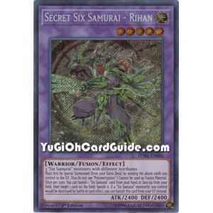 Secret Six Samurai - Rihan (Secret Rare) – Spirit Warriors | Carta YUGIOH en México