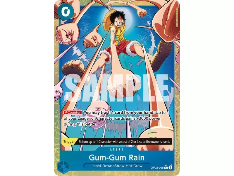 Gum-Gum Rain (Alternate Art) (PRB-02) – PRB-02 Premium Booster Vol 2 | Carta ONE PIECE en México
