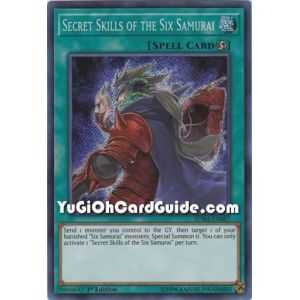 Secret Skills of the Six Samurai (Secret Rare) – Spirit Warriors | Carta YUGIOH en México