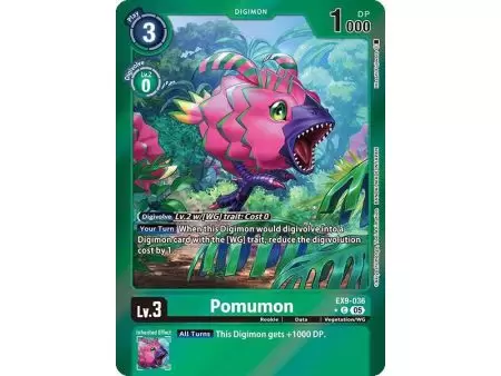 Pomumon (Limited Foil) – EX09 Versus Monster | Carta DIGIMON en México