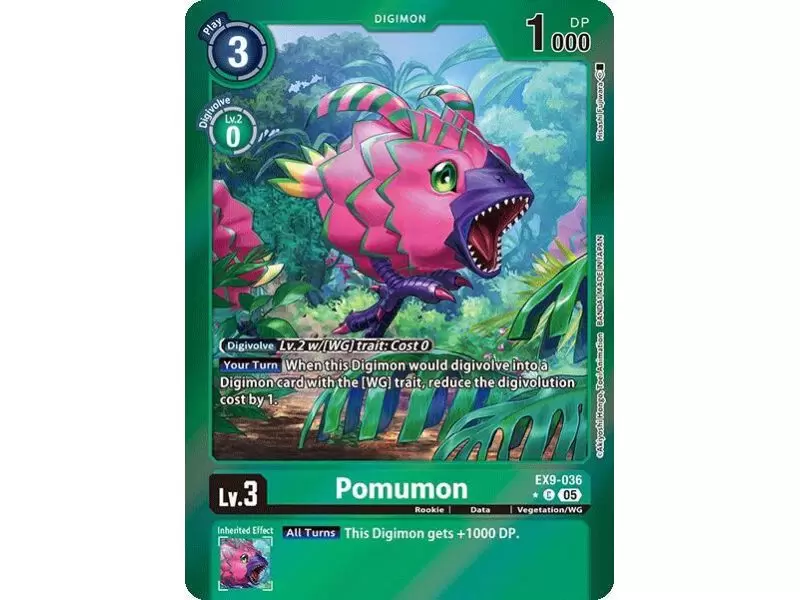 Pomumon (Limited Foil) – EX09 Versus Monster | Carta DIGIMON en México