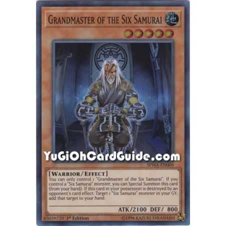 Grandmaster of the Six Samurai (Super Rare) – Spirit Warriors | Carta YUGIOH en México