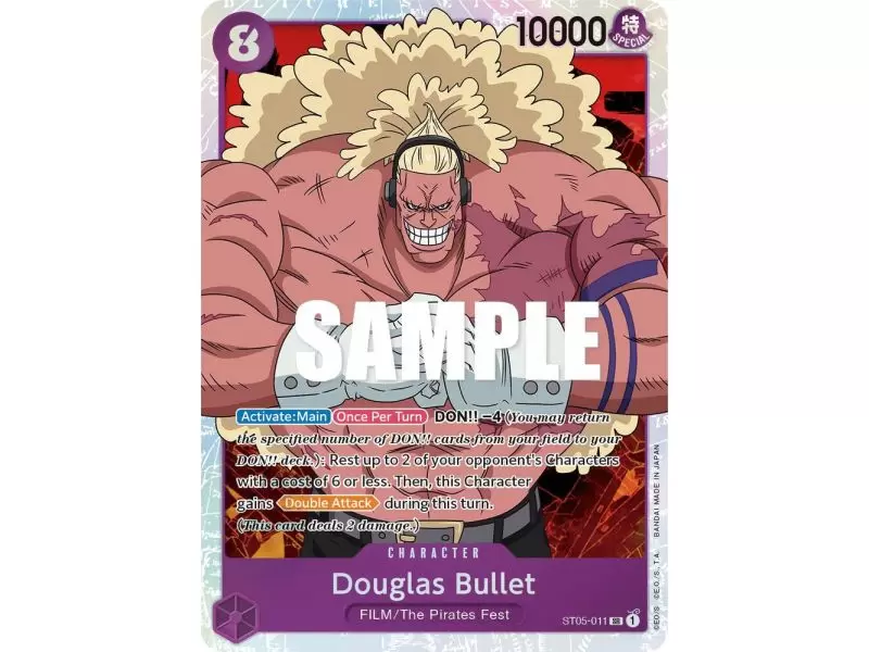 Douglas Bullet (Super Rare) – ONE PIECE DECKS | Carta ONE PIECE en México
