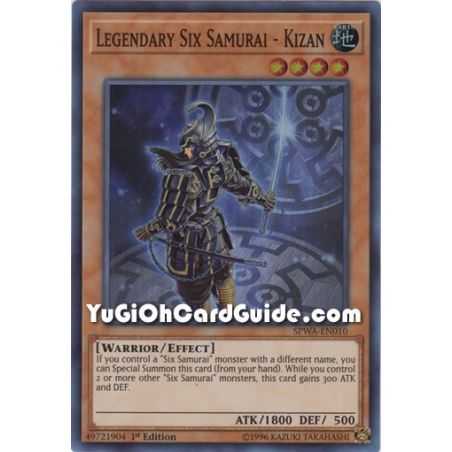 Legendary Six Samurai - Kizan (Super Rare) – Spirit Warriors | Carta YUGIOH en México