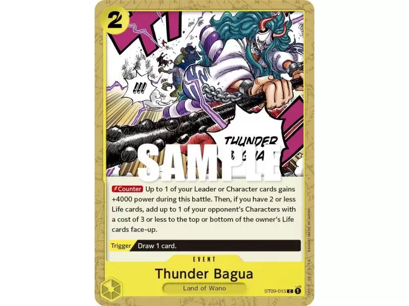 Thunder Bagua (Common) – ONE PIECE DECKS | Carta ONE PIECE en México