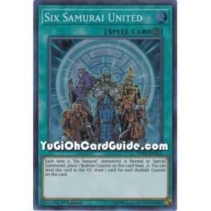 Six Samurai United (Super Rare) – Spirit Warriors | Carta YUGIOH en México