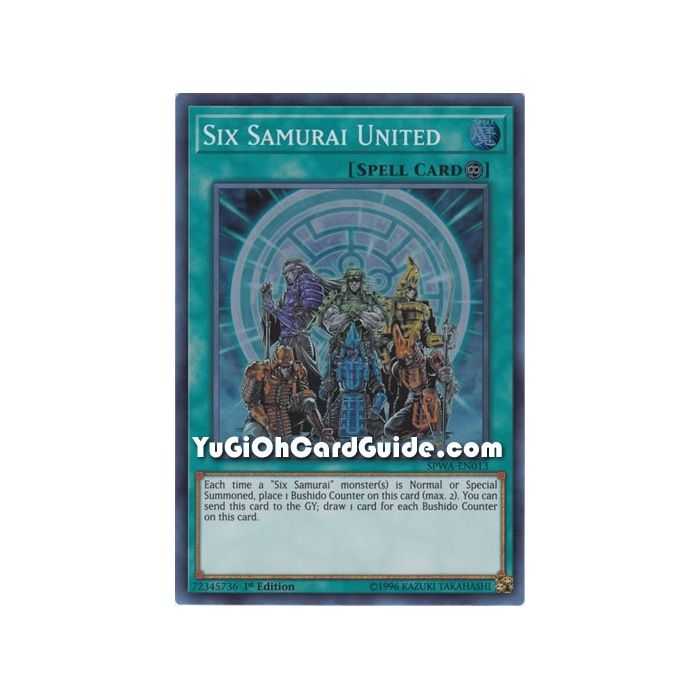 Six Samurai United (Super Rare) – Spirit Warriors | Carta YUGIOH en México