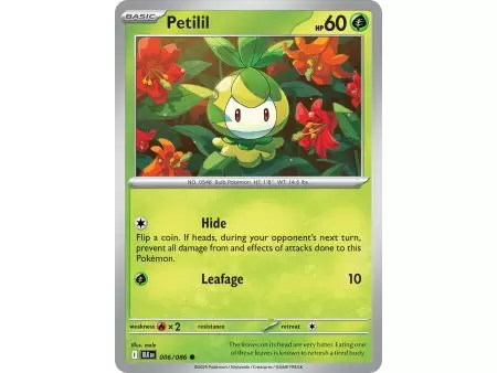 Petilil (Common) – Black Bolt SV10.5 | Carta POKEMON en México