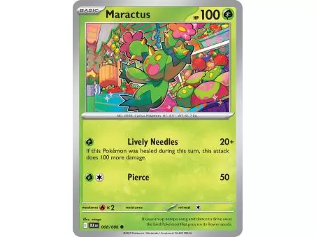 Maractus (Common) – Black Bolt SV10.5 | Carta POKEMON en México