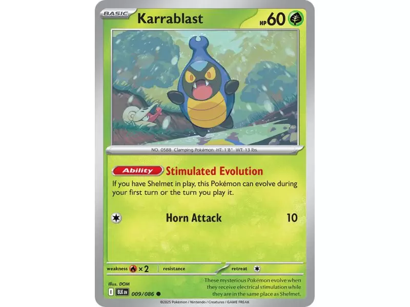 Karrablast (Common) – Black Bolt SV10.5 | Carta POKEMON en México