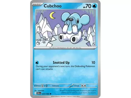Cubchoo (Common) – Black Bolt SV10.5 | Carta POKEMON en México