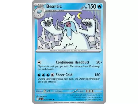 Beartic (Rare Holofoil) – Black Bolt SV10.5 | Carta POKEMON en México