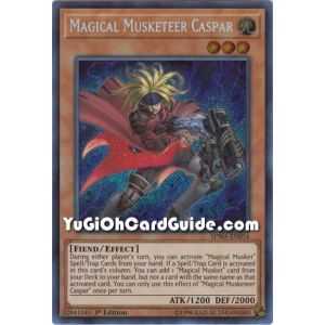 Magical Musketeer Caspar (Secret Rare) – Spirit Warriors | Carta YUGIOH en México