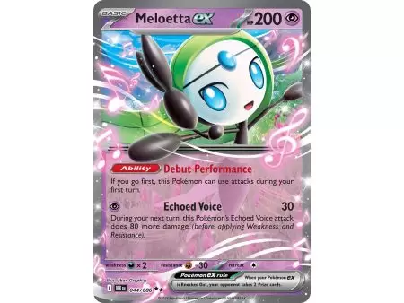 Meloetta ex (Double Rare) – Black Bolt SV10.5 | Carta POKEMON en México