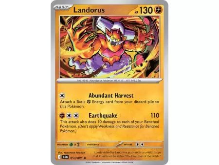 Landorus (Rare Holofoil) – Black Bolt SV10.5 | Carta POKEMON en México