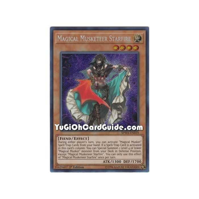 Magical Musketeer Starfire (Secret Rare) – Spirit Warriors | Carta YUGIOH en México