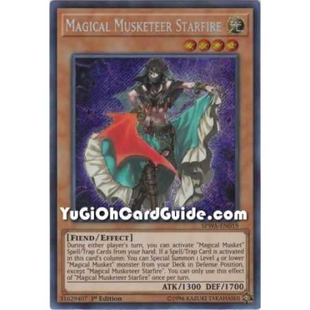 Magical Musketeer Starfire (Secret Rare) – Spirit Warriors | Carta YUGIOH en México