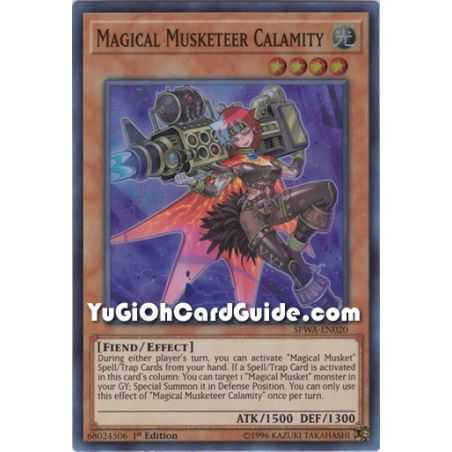 Magical Musketeer Calamity (Super Rare) – Spirit Warriors | Carta YUGIOH en México