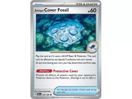 Antique Cover Fossil (Common) – Black Bolt SV10.5 | Carta POKEMON en México