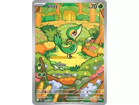 Snivy (Illustration Rare) – Black Bolt SV10.5 | Carta POKEMON en México