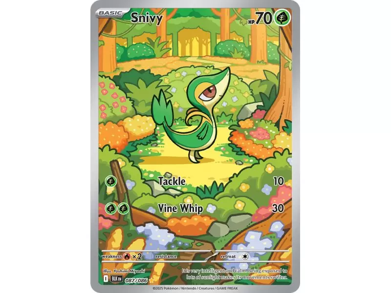 Snivy (Illustration Rare) – Black Bolt SV10.5 | Carta POKEMON en México