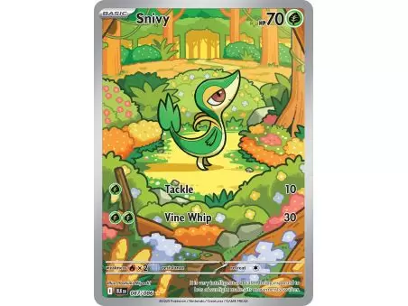 Snivy (Illustration Rare) – Black Bolt SV10.5 | Carta POKEMON en México