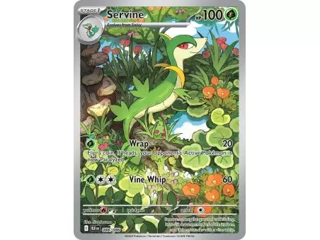 Servine (Illustration Rare) – Black Bolt SV10.5 | Carta POKEMON en México