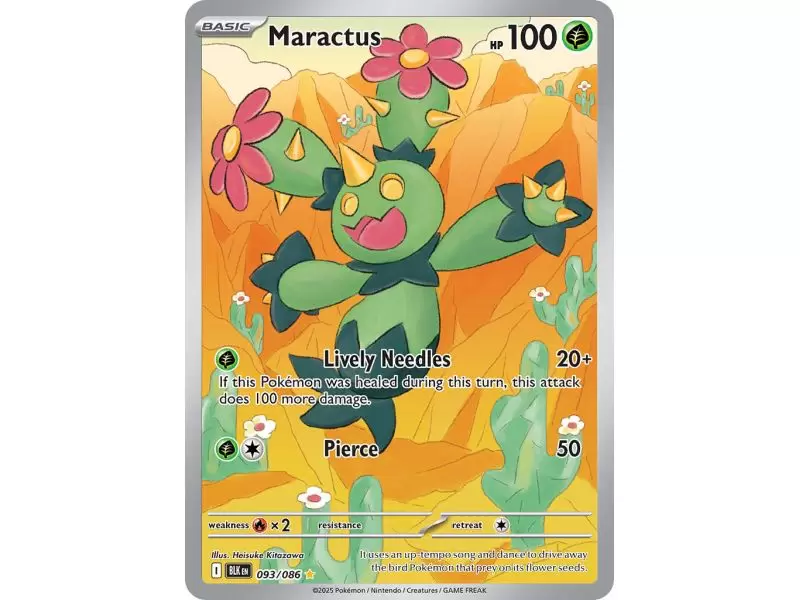 Maractus (Illustration Rare) – Black Bolt SV10.5 | Carta POKEMON en México