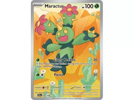 Maractus (Illustration Rare) – Black Bolt SV10.5 | Carta POKEMON en México