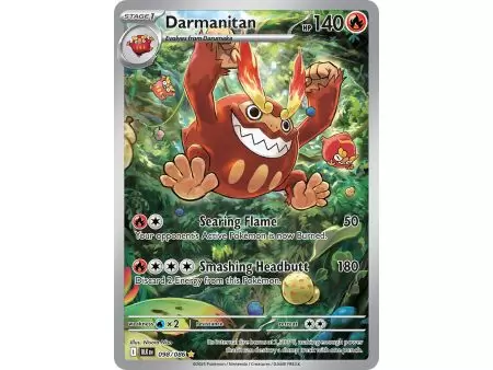 Darmanitan (Illustration Rare) – Black Bolt SV10.5 | Carta POKEMON en México