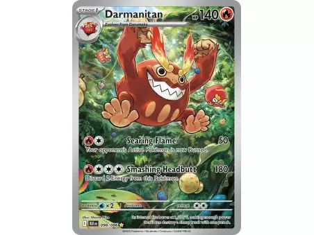 Darmanitan (Illustration Rare) – Black Bolt SV10.5 | Carta POKEMON en México
