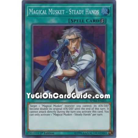 Magical Musket - Steady Hands (Super Rare) – Spirit Warriors | Carta YUGIOH en México