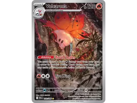 Volcarona (Illustration Rare) – Black Bolt SV10.5 | Carta POKEMON en México